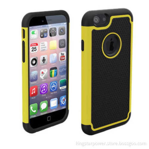 Football veins PC + silicone phone case for iPhone 6